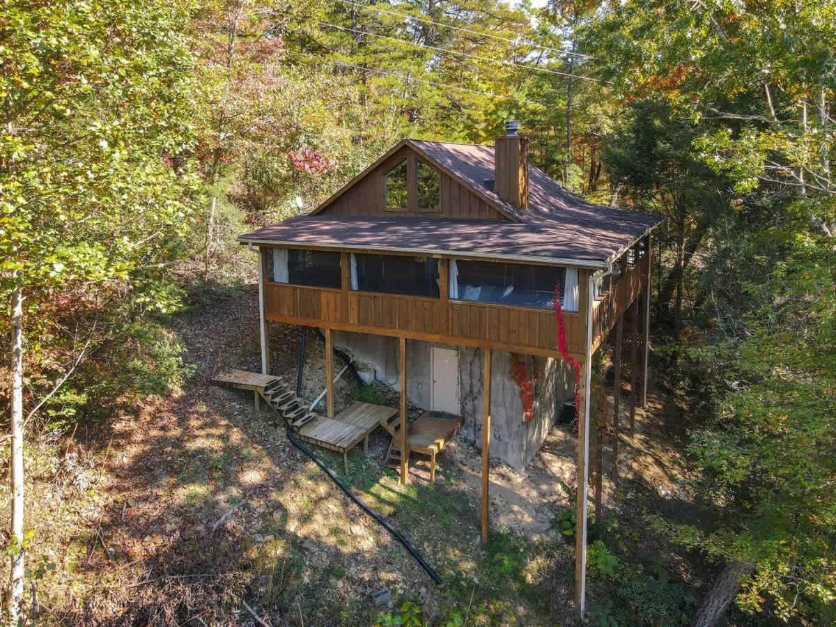 Nice View Fireplace, Hot Tub, Porch Bed, Private Sevierville Exterior photo